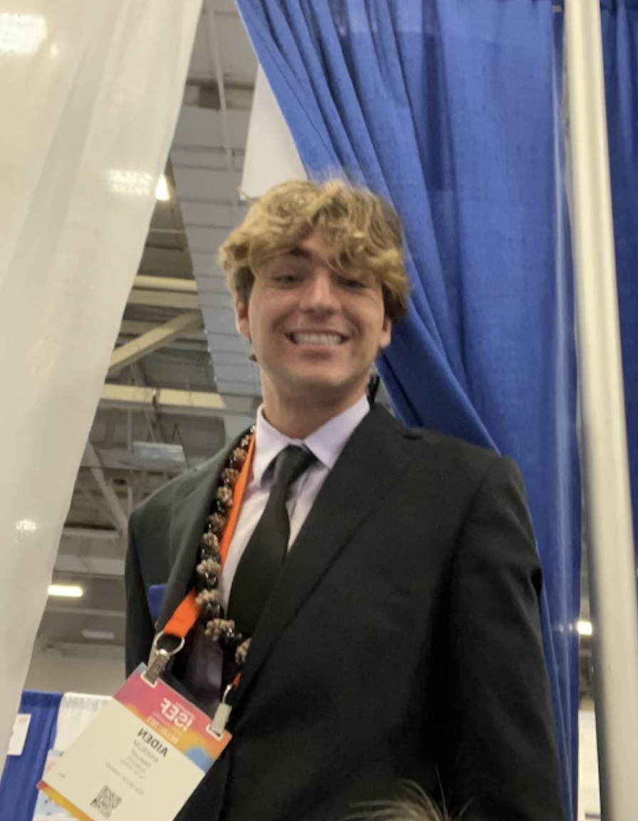 Aiden at ISEF